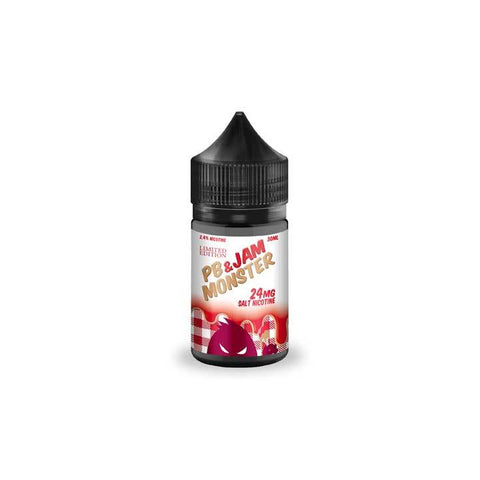 PB Strawberry - Jam Monster Salts - 30mL Vape Juice
