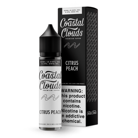 Citrus Peach - Coastal Clouds Co. - 60mL Vape Juice