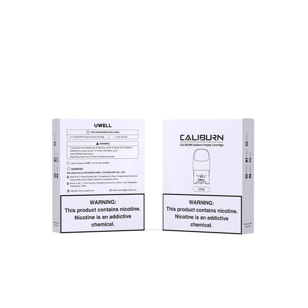 Uwell Caliburn Explorer Empty Replacement Pods