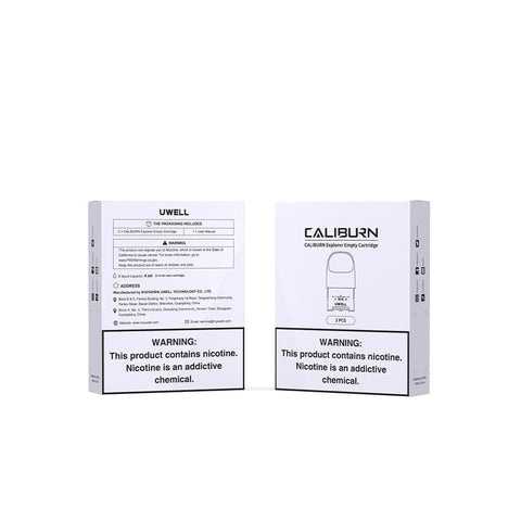 Uwell Caliburn Explorer Empty Replacement Pods