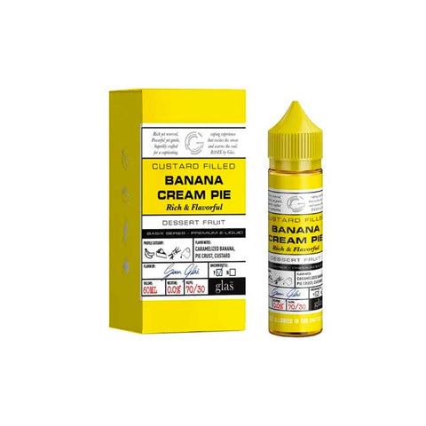 Banana Cream Pie - Glas Basix - 60mL Vape Juice