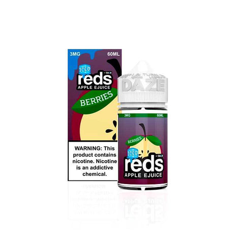 Berries ICED Reds Apple eJuice - 7 Daze - 60mL Vape Juice