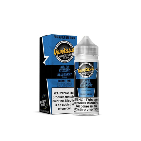 Blueberry Killer Kustard - Vapetasia - 100mL Vape Juice