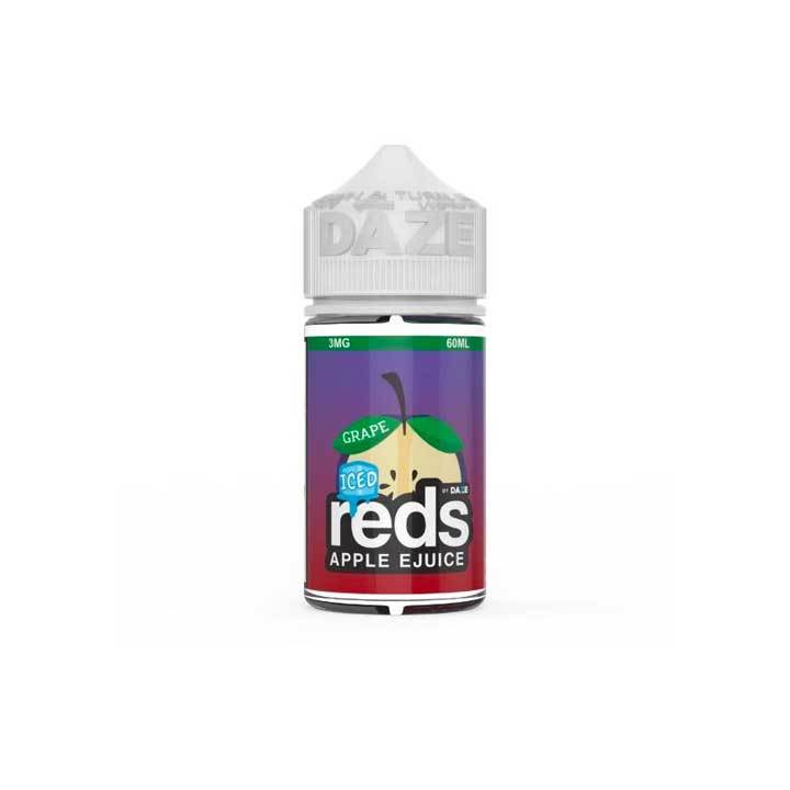 Grape ICED Reds Apple eJuice - 7 Daze - 60mL Vape Juice