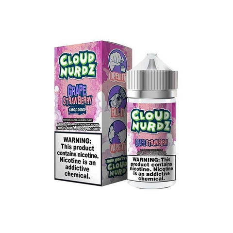 Grape Strawberry - Cloud Nurdz Collection - 100ml Vape Juice