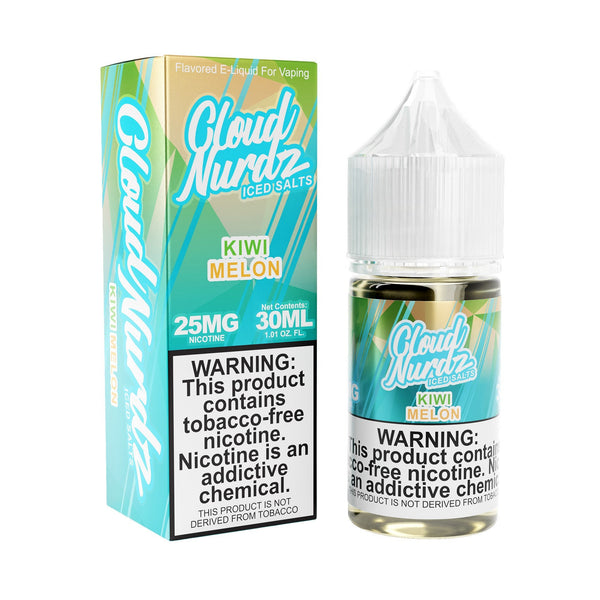 Kiwi Melon - Cloud Nurdz ICED Collection - 30ml Salt Nic