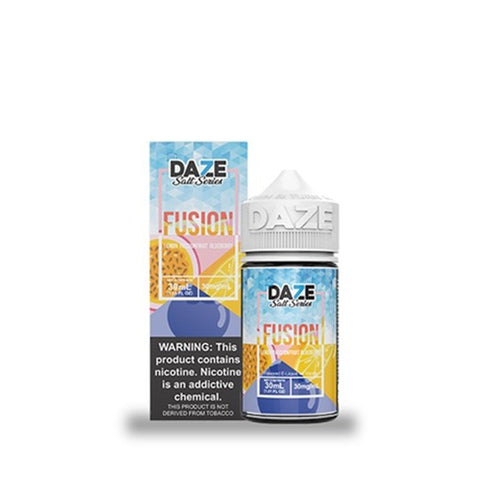 Lemon Passionfruit Blueberry ICED - 7 Daze Fusion ICED SALT Series - 30mL Salt Nic