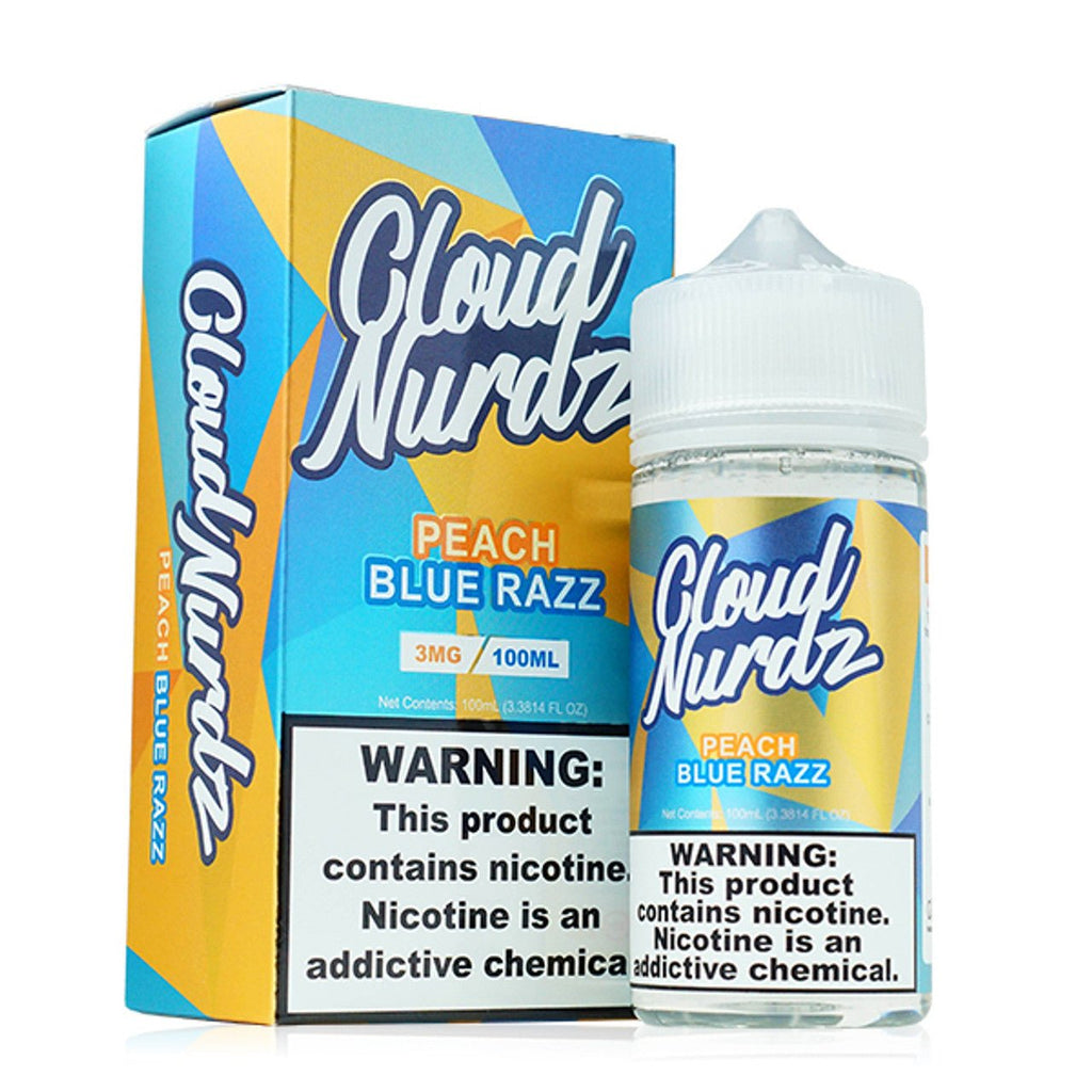 Peach Blue Razz - Cloud Nurdz Collection - 100ml Vape Juice