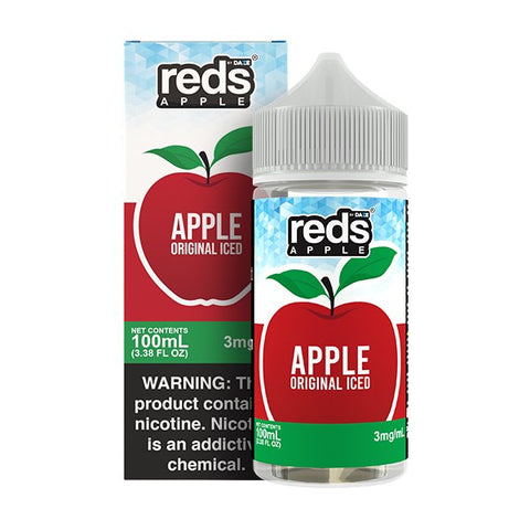 Reds Original Apple ICED - 7 Daze Reds Series - 100mL Vape Juice