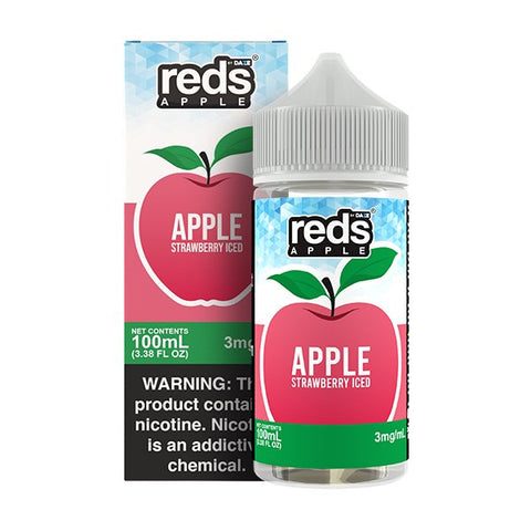Reds Strawberry ICED - 7 Daze Reds Series - 100mL Vape Juice