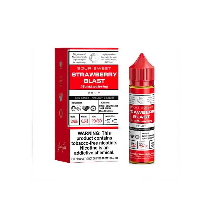 Strawberry Blast - Glas Basix - 60mL Vape Juice