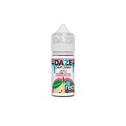 Strawberry Iced Reds Apple eJuice - 7 Daze SALT - 30mL Salt Nic