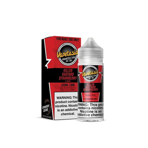 Strawberry Killer Kustard - Vapetasia - 100mL Vape Juice