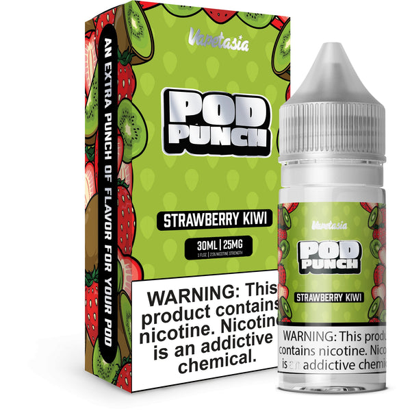 Strawberry Kiwi - Vapetasia Pod Punch SALT - 30mL Salt Nic