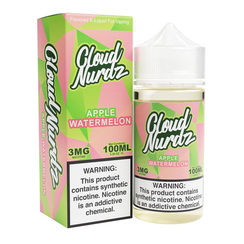 Watermelon Apple - Cloud Nurdz Collection - 100ml Vape Juice