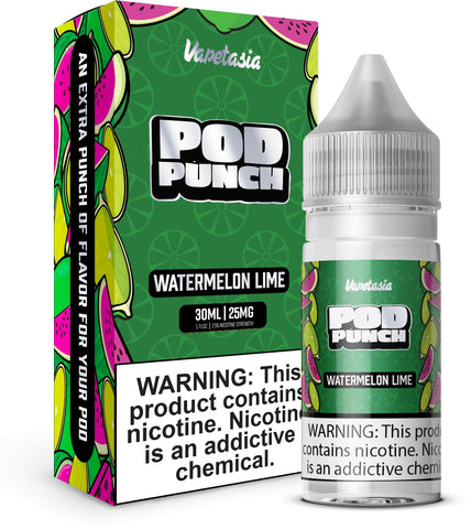 Watermelon Lime - Vapetasia Pod Punch SALT - 30mL Salt Nic